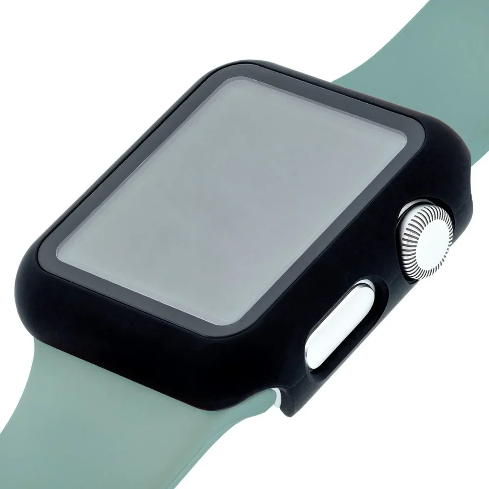Full Protection Clear Bumper with Glass Screen Protection for 38MM Apple Watch®